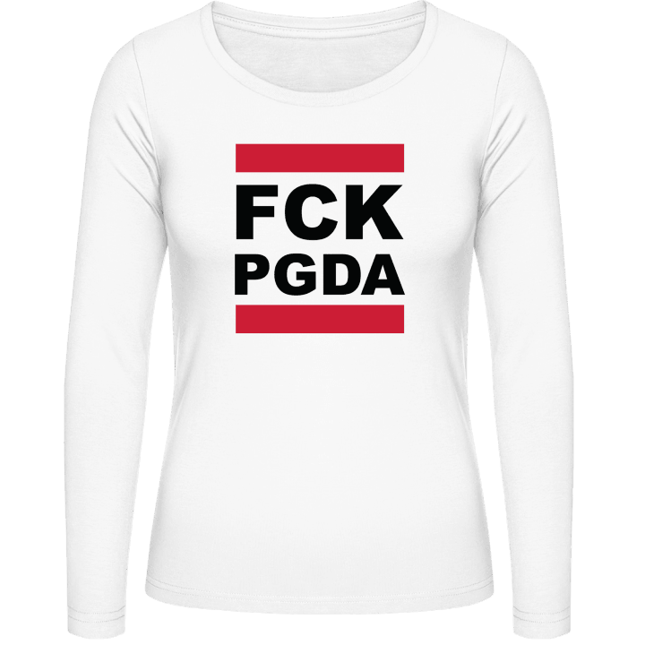 FCK Pegida Langermet skjorte for kvinner contain pic
