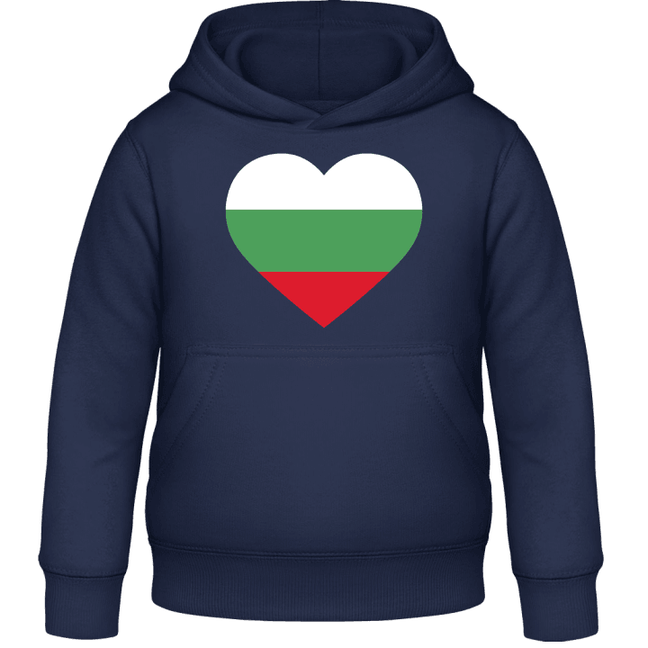 Bulgaria Heart Kids Hoodie contain pic