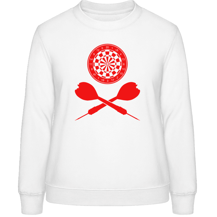 Crossed Darts with Target Sweatshirt för kvinnor contain pic