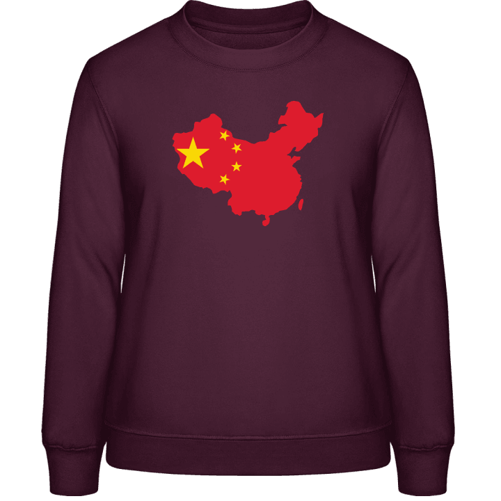 China Map Frauen Sweatshirt contain pic