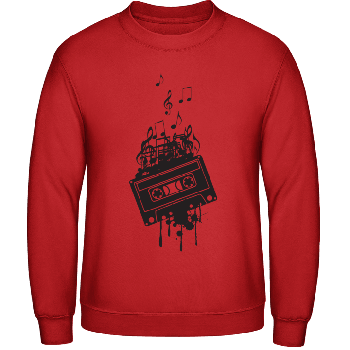 Music Cassette And Music Notes Sudadera contain pic