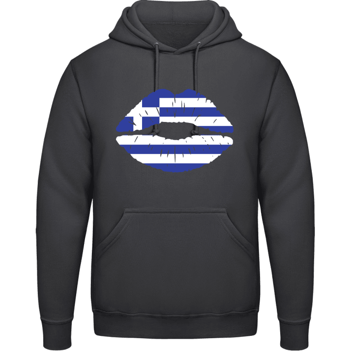 Greek Kiss Flag Huvtröja contain pic