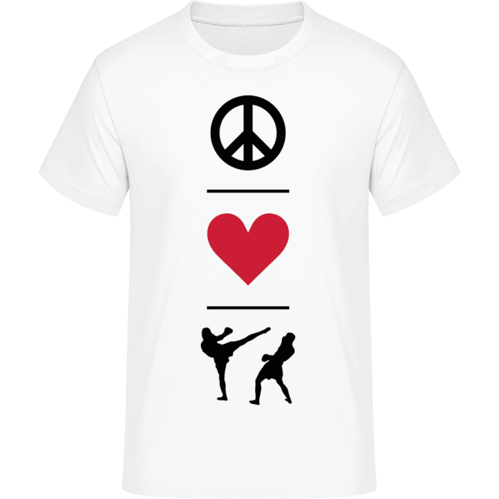 Peace Love Muay Thai Camiseta 0 image