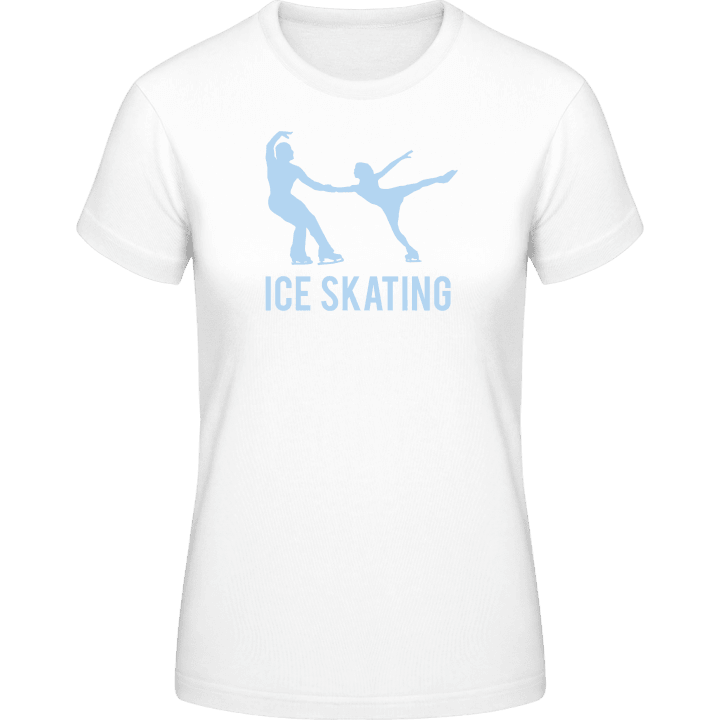 Ice Skating Silhouettes Frauen T-Shirt 0 image