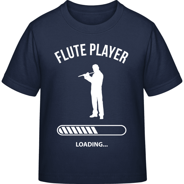 Flute Player Loading Camiseta infantil contain pic