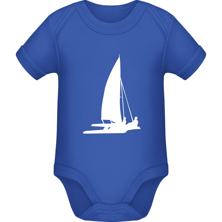 Catamaran Sailboat Baby Romper contain pic