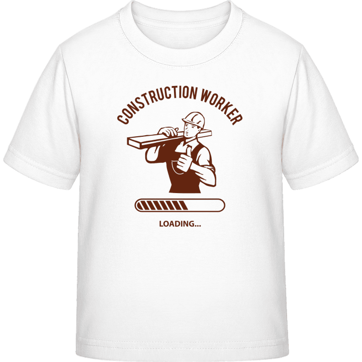Construction Worker Loading T-shirt för barn contain pic