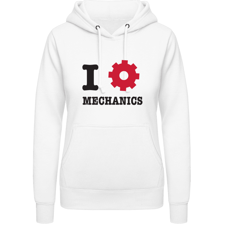 I Love Mechanics Sudadera con capucha para mujer contain pic