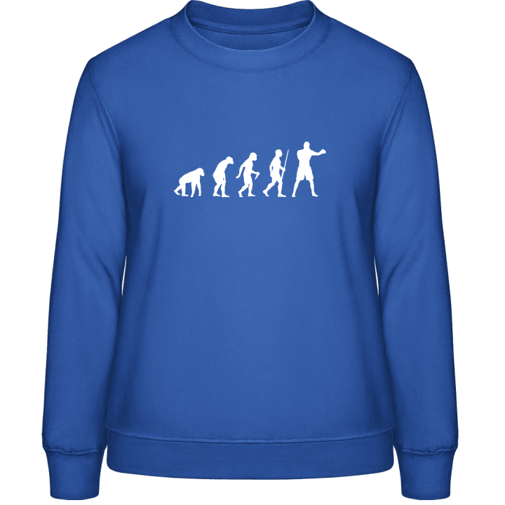 Boxer Evolution Frauen Sweatshirt contain pic