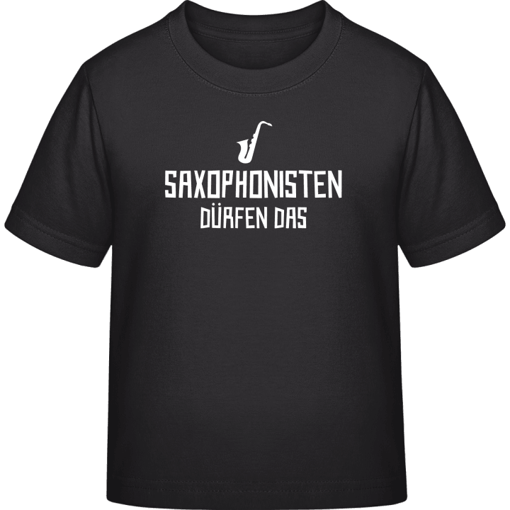 Saxophonisten dürfen das T-shirt för barn contain pic