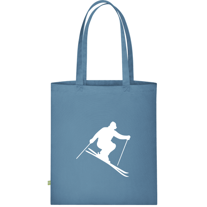 Ski Silhouette Väska av tyg contain pic