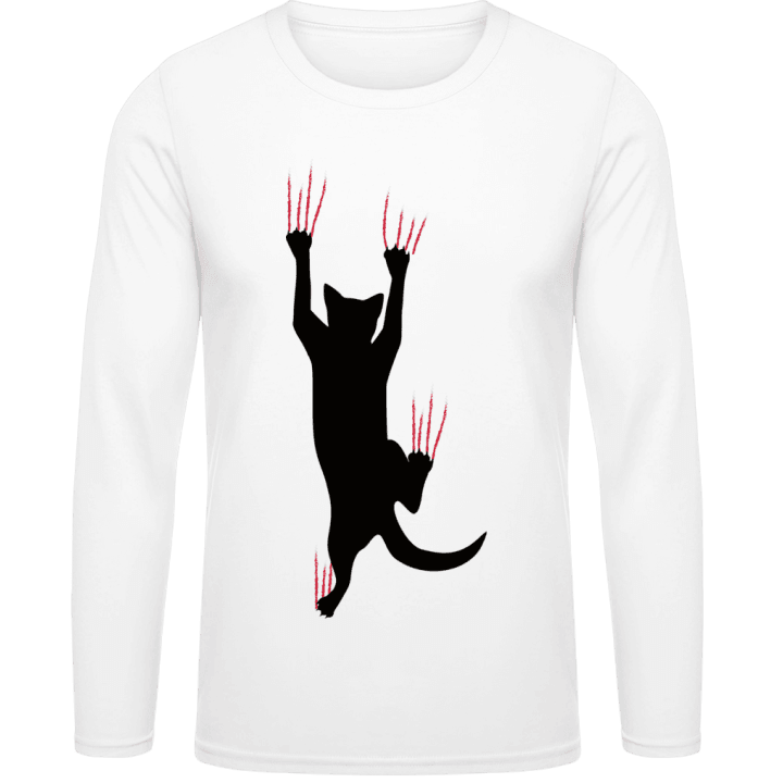 Cat Climbing Long Sleeve Shirt 0 image