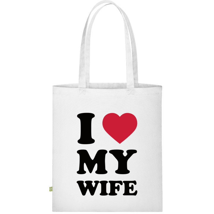 I Heart My Wife Väska av tyg contain pic