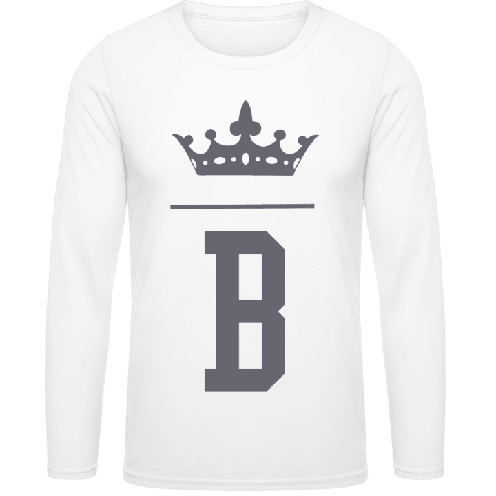 B Name Initial T-shirt à manches longues 0 image