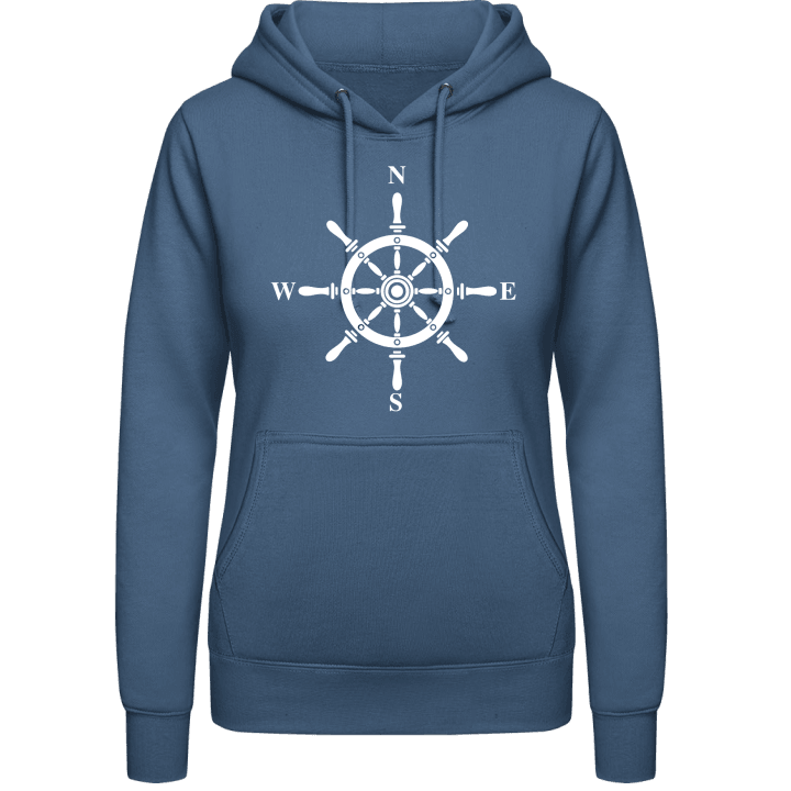 North West East South Sailing Navigation Vrouwen Hoodie 0 image