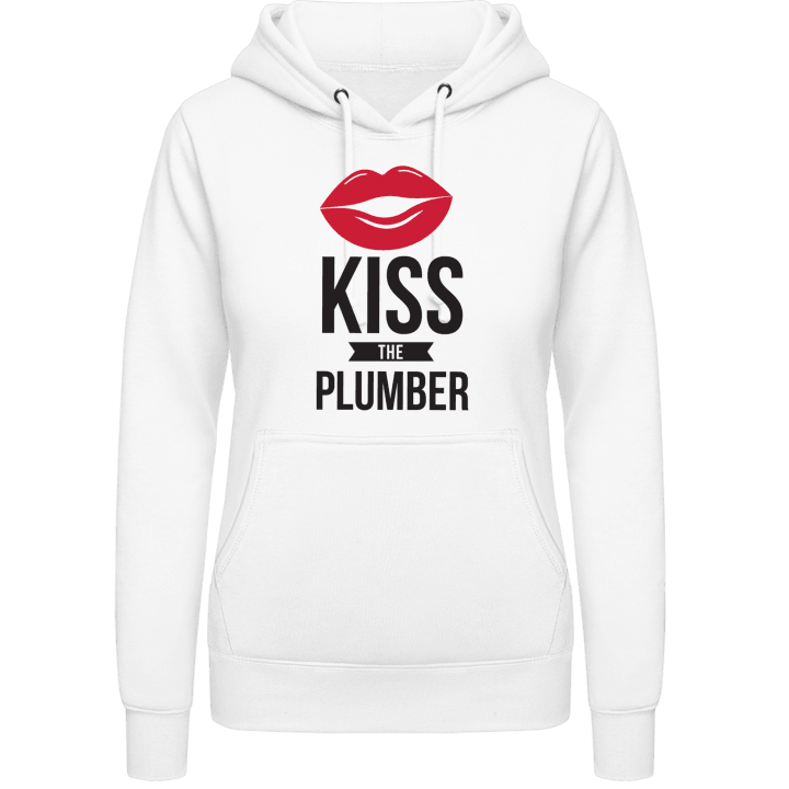 Kiss The Plumber Hoodie för kvinnor contain pic