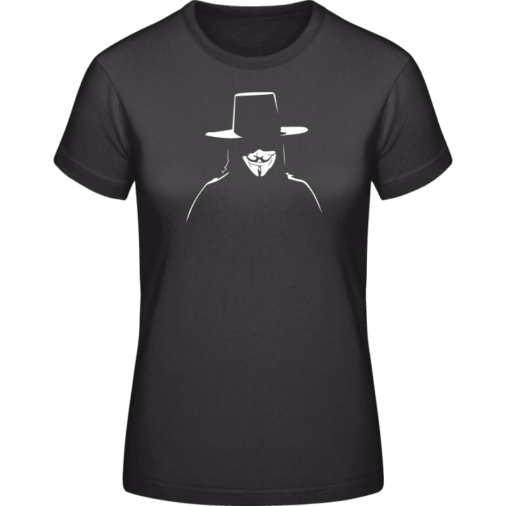Anonymous Silhouette T-shirt för kvinnor contain pic