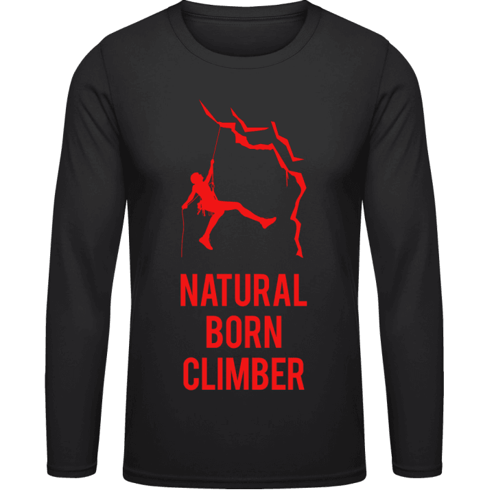 Natural Born Climber Langarmshirt contain pic