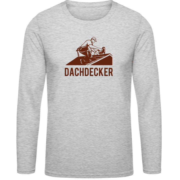 Dachdecker Illustration T-shirt à manches longues contain pic