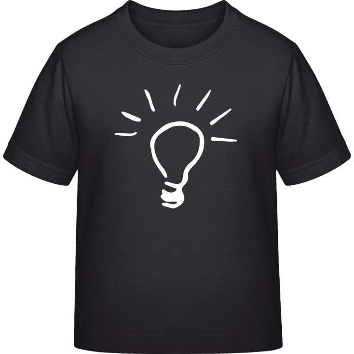 Light Bulb T-skjorte for barn contain pic