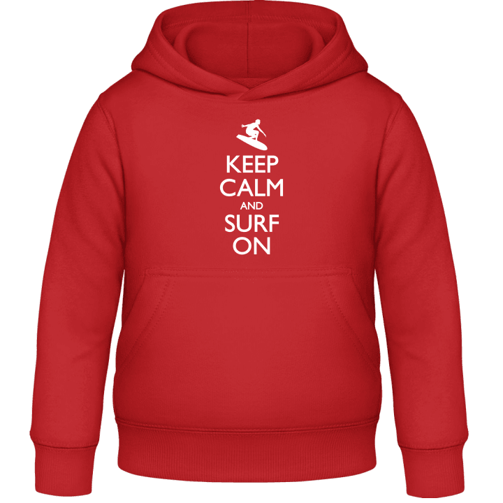 Keep Calm And Surf On Classic Kinder Kapuzenpulli contain pic