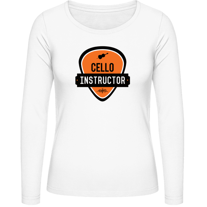 Cello Instructor Women long Sleeve Shirt contain pic