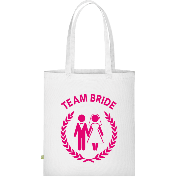 Team Bride Own Text Stofftasche contain pic
