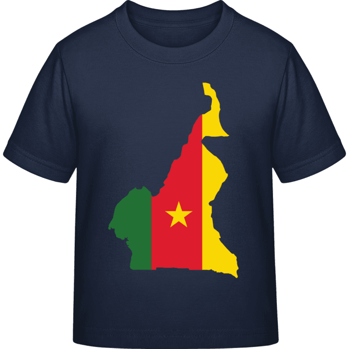 Kamerun Karte Kinder T-Shirt contain pic