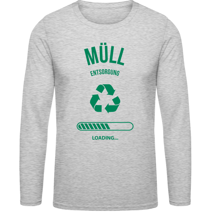 Müll Entsorgung Loading Camicia a maniche lunghe contain pic