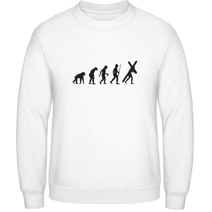 Christian Evolution Sweatshirt contain pic