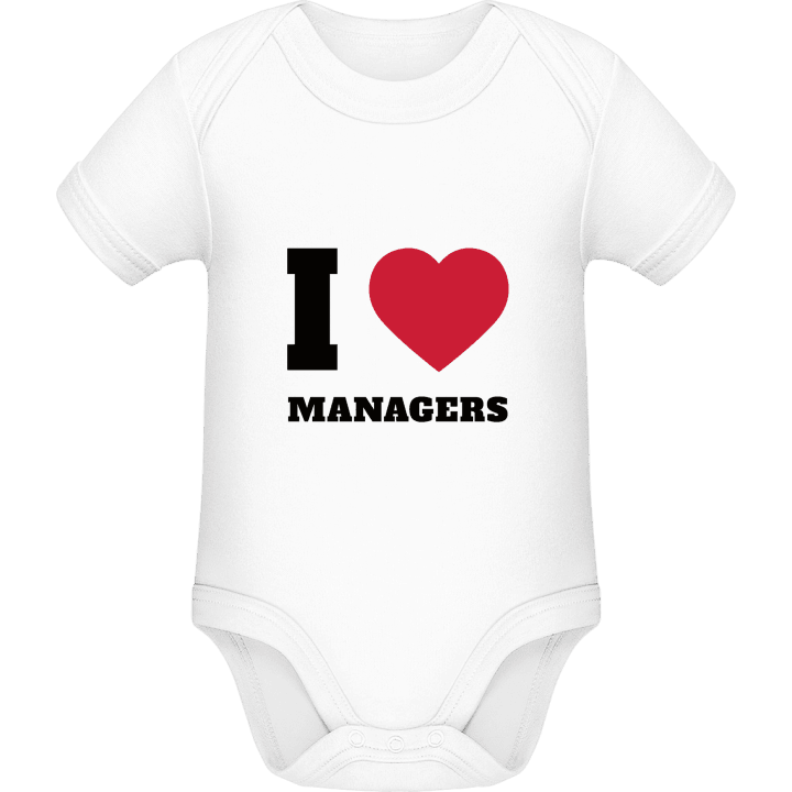 I Love Managers Baby romper kostym contain pic