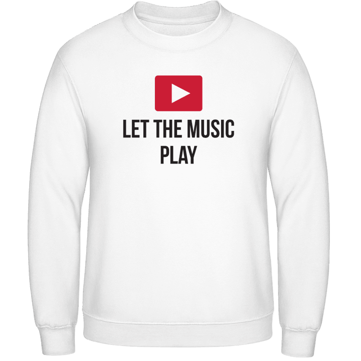 Let The Music Play Button Sweatshirt 0 image