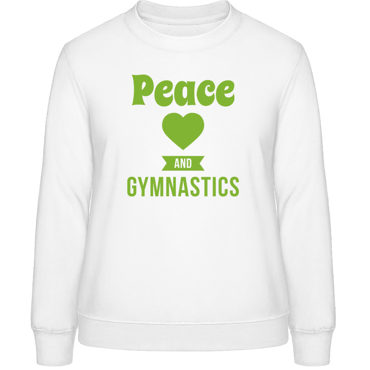 Peace Love Gymnastics Frauen Sweatshirt contain pic