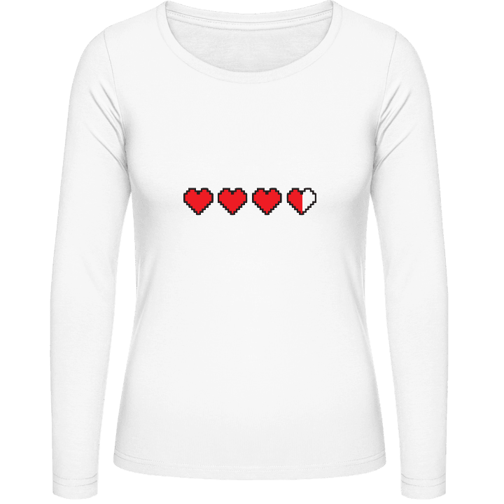 Loading Hearts Langermet skjorte for kvinner contain pic