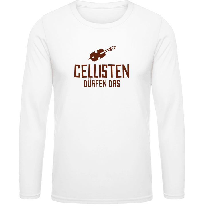 Cellisten dürfen das Shirt met lange mouwen contain pic