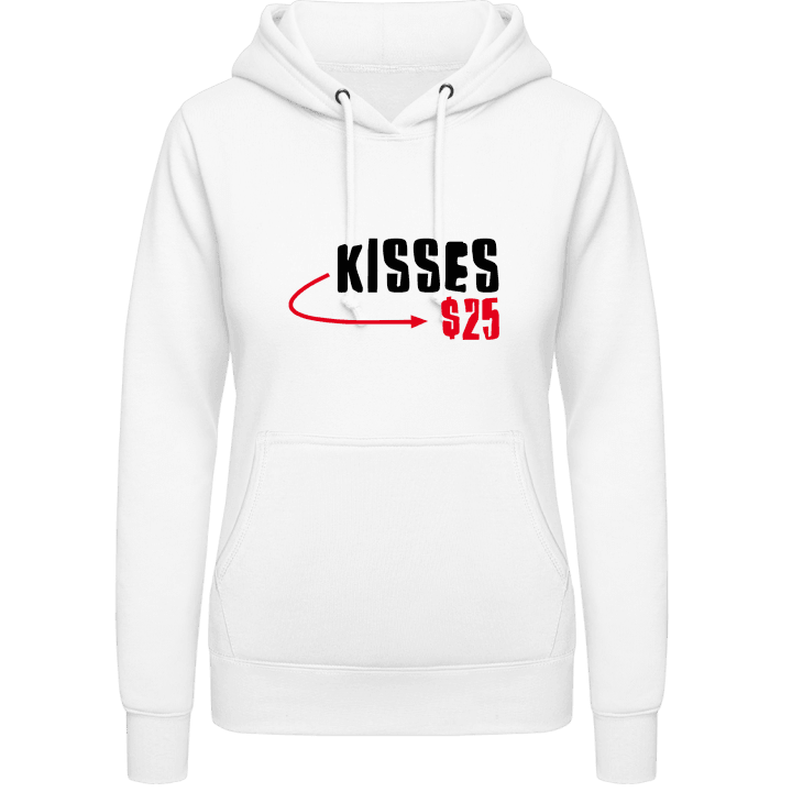 Kisses 25 Dollars Sudadera con capucha para mujer contain pic