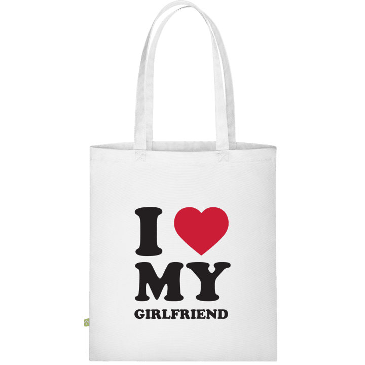 I Heart My Girlfriend Väska av tyg contain pic