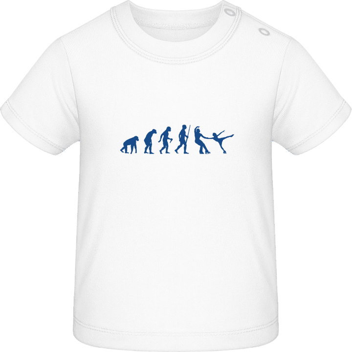 Ice Skating Couple Evolution Baby T-Shirt contain pic