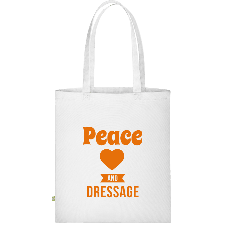 Peace Love Dressage Stoffen tas contain pic