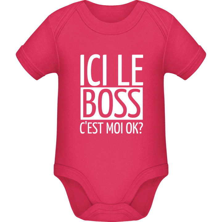 Ici le boss c'est moi Baby romperdress contain pic