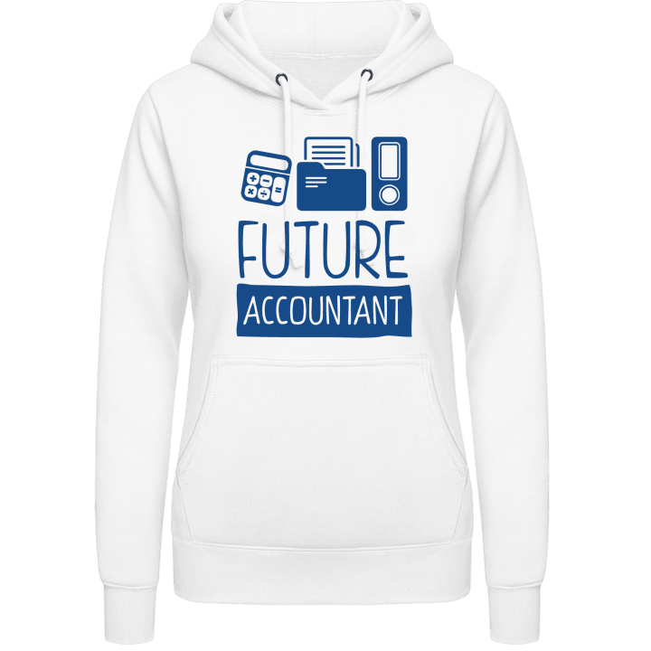 Future Accountant Hoodie för kvinnor contain pic