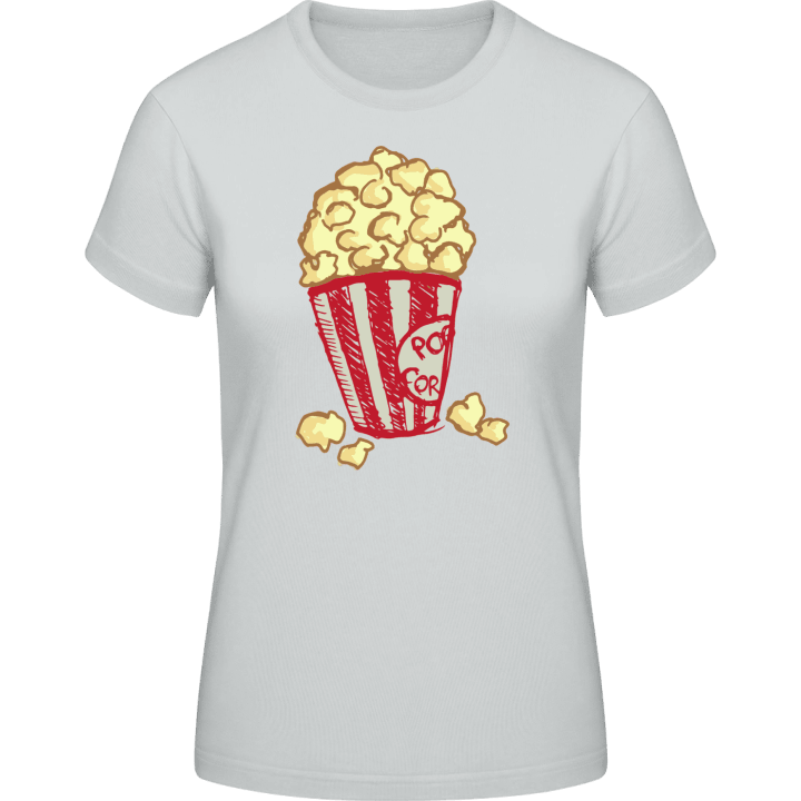 Popcorn T-shirt för kvinnor contain pic