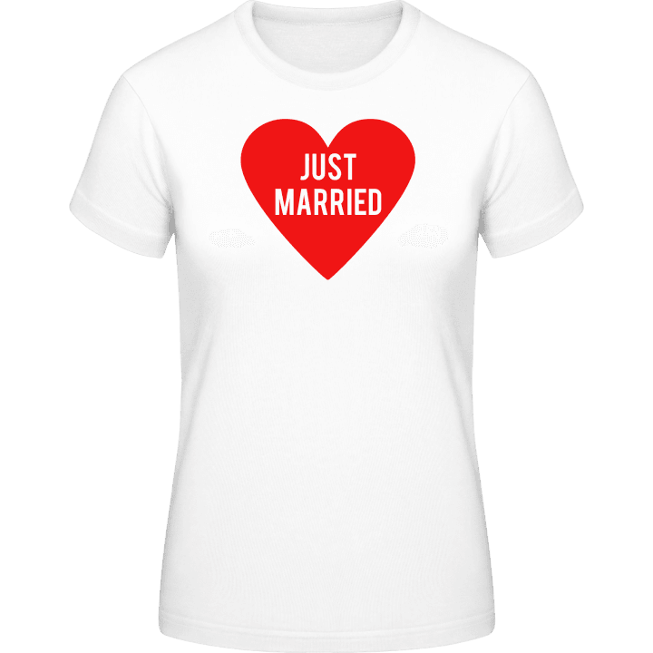 Just Married Logo T-shirt för kvinnor 0 image