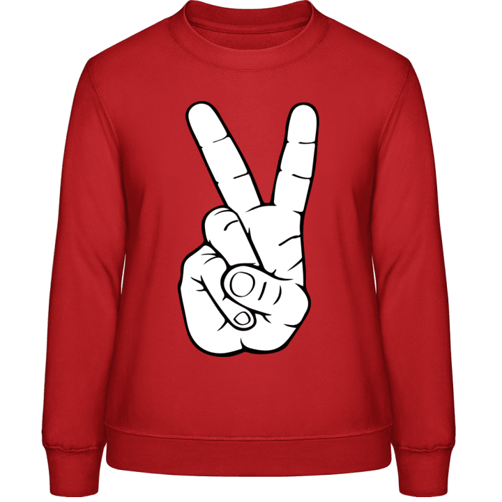 Victory Sign Vrouwen Sweatshirt contain pic