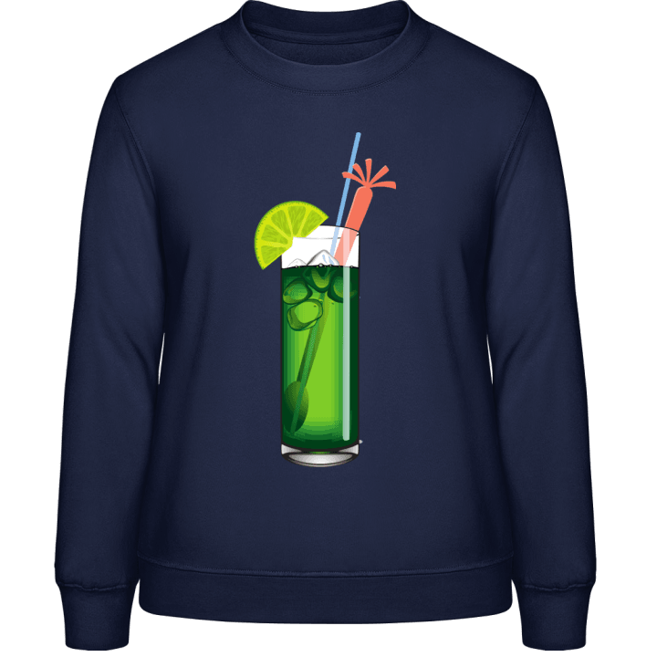 Green Cocktail Frauen Sweatshirt contain pic