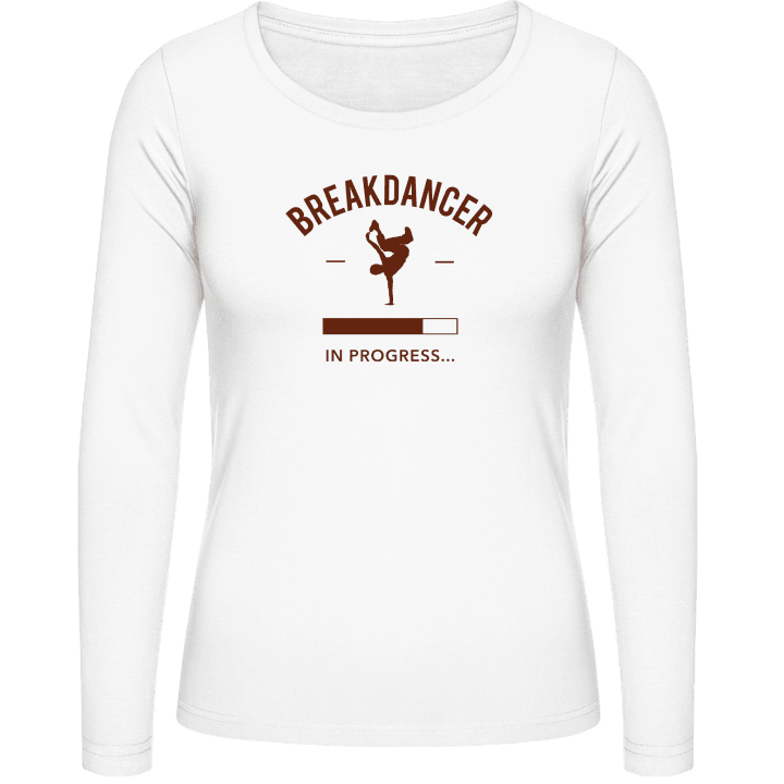 Breakdancer in Progress Kvinnor långärmad skjorta contain pic
