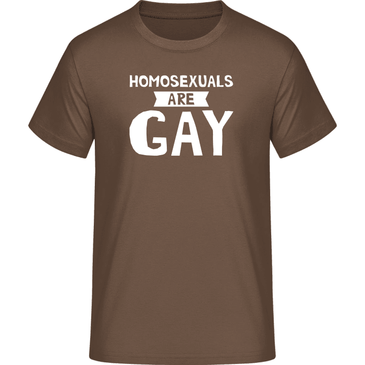 Homo Sexuals Are Gay Camiseta 0 image