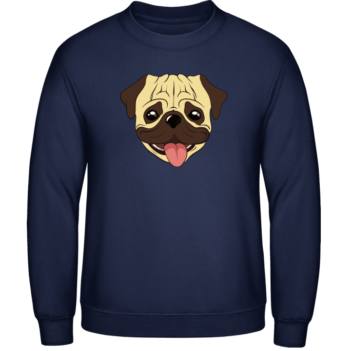 Pug Face Sweatshirt 0 image