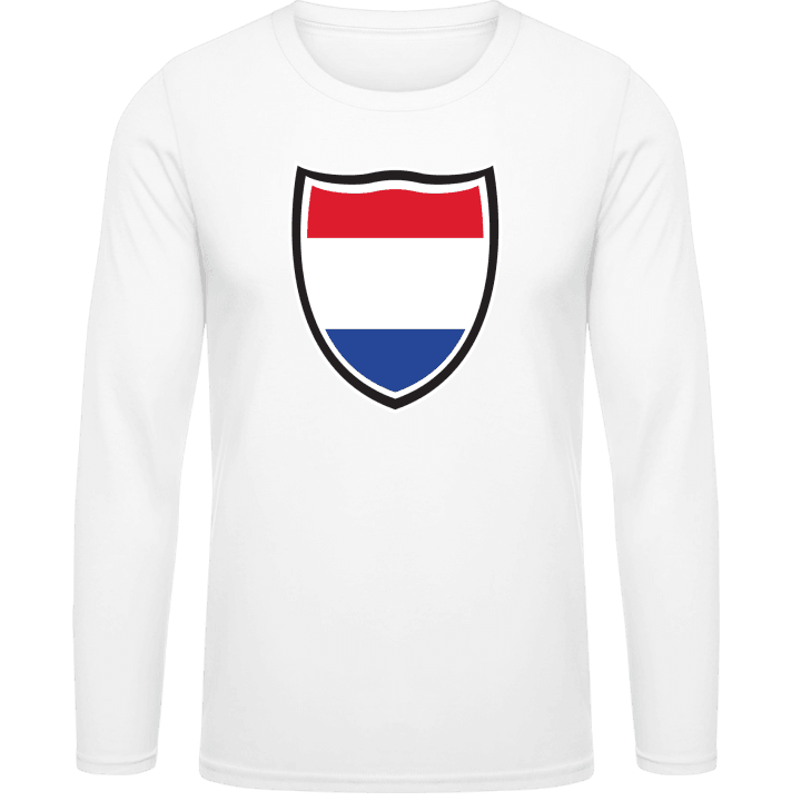 Netherlands Shield Flag T-shirt à manches longues contain pic