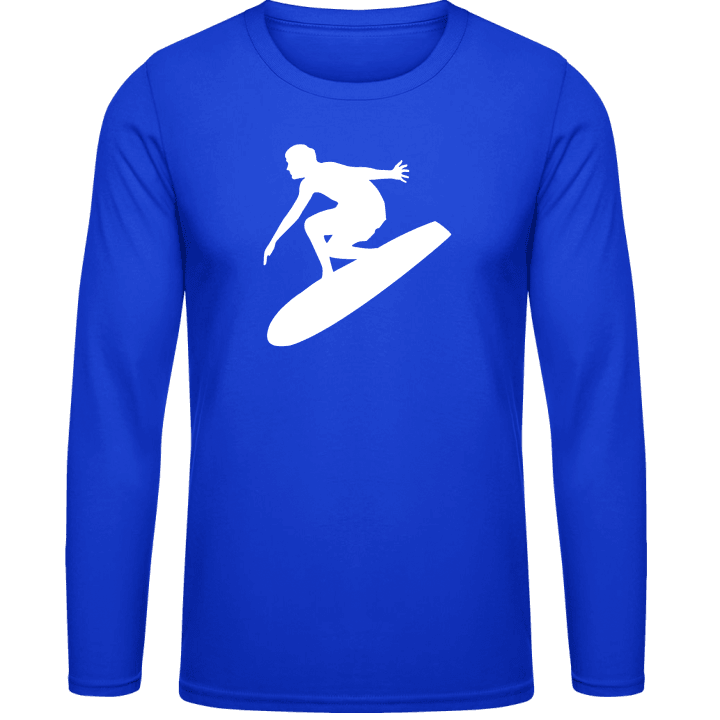 Surfer Wave Rider Langermet skjorte contain pic